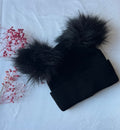 Black PonPon Beanie