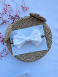 White Satin Headband