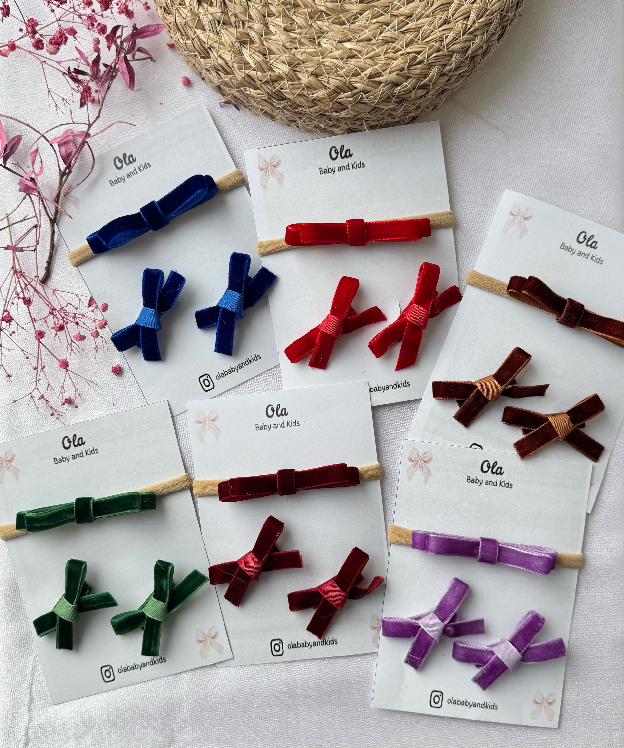 Set of Headband and Clips